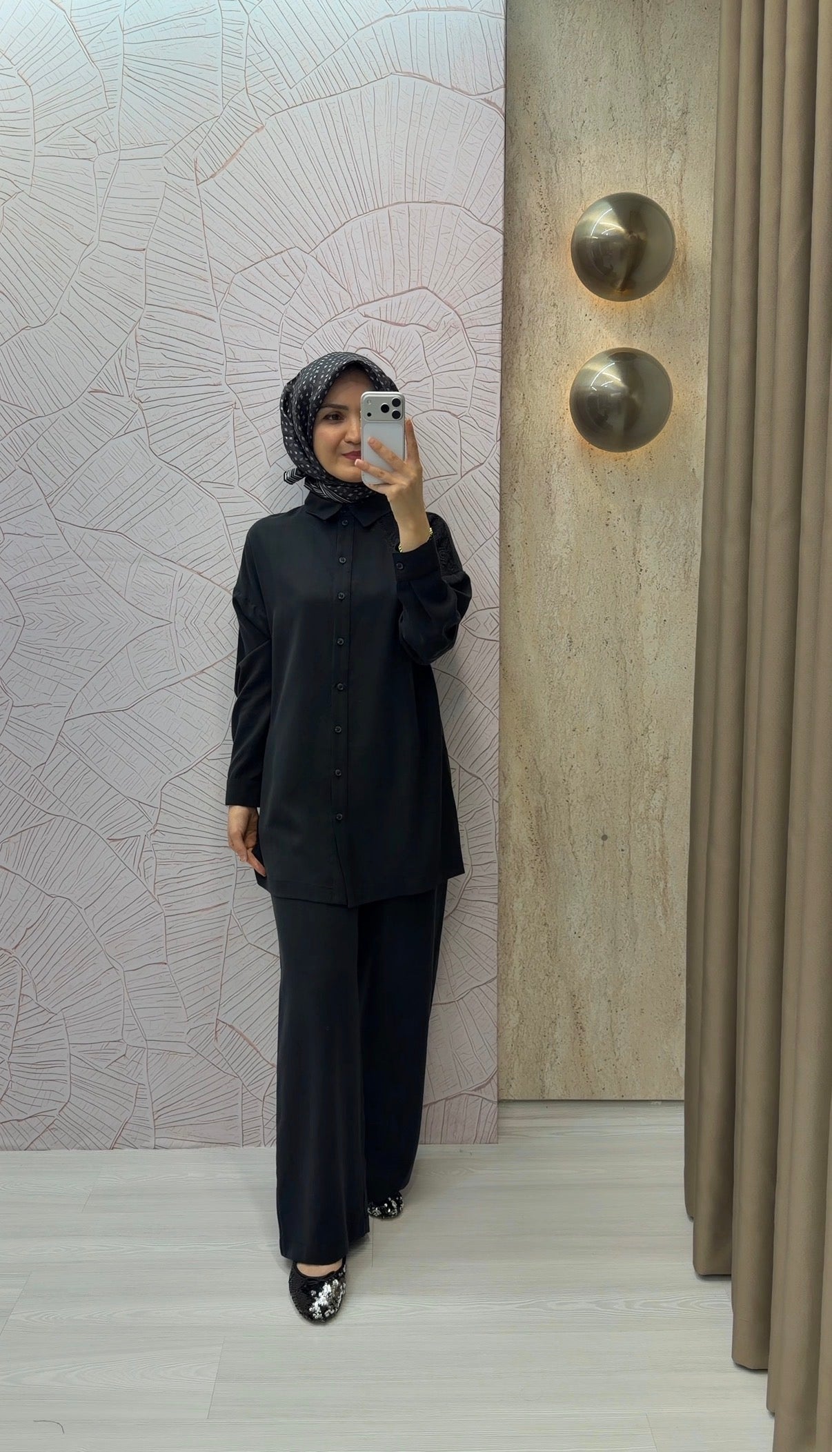 NİHAN Brode Nakış Detaylı Pantolon Lyocell Takım / 4113