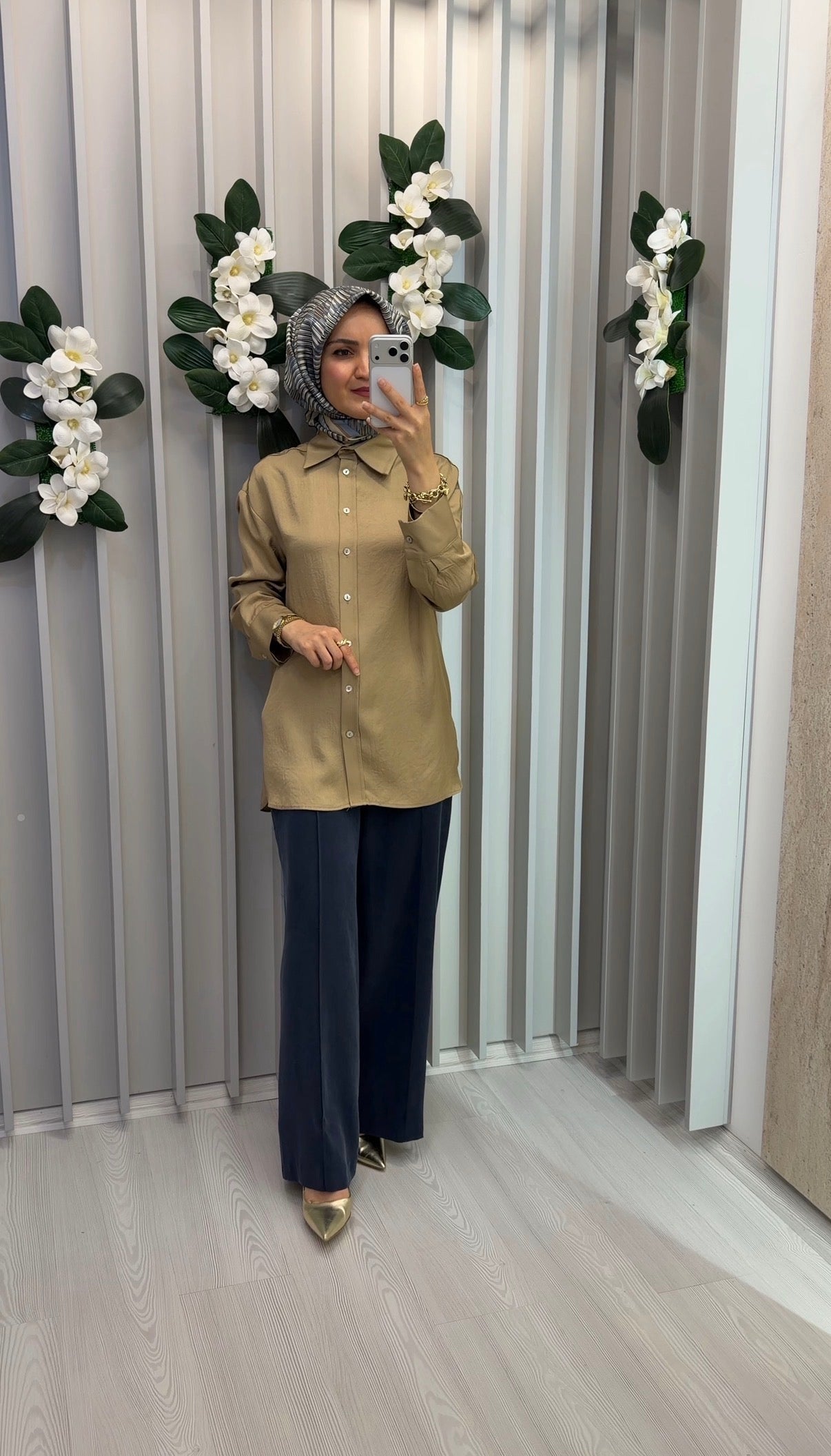 TERZİ DÜKKANI Lilac Asetat Gömlek / 4765
