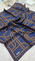 ARMİNE Saf İpek Twill Eşarp 9614D