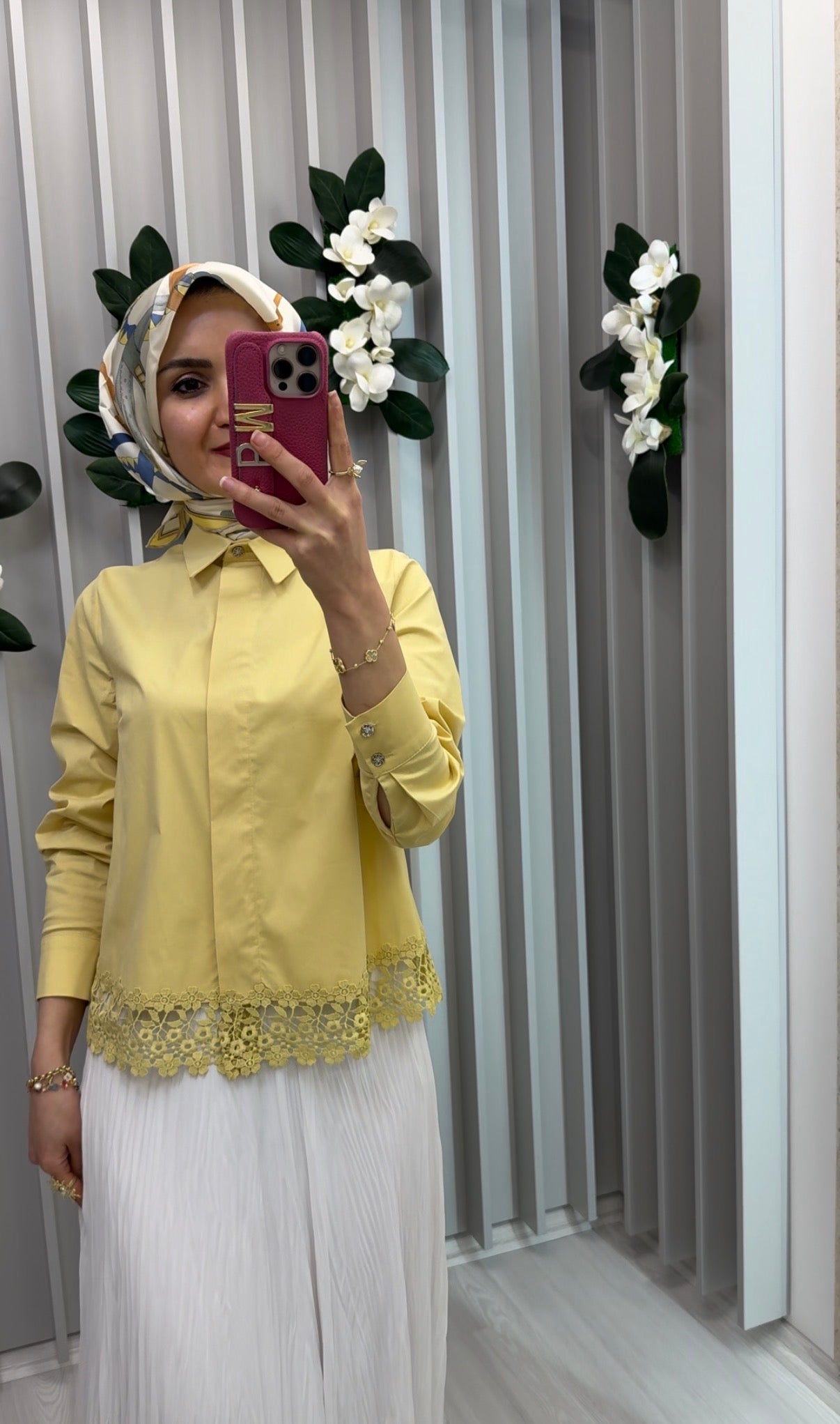 KAYRA Dantel Garnili Pamuklu Bluz / B26-11034