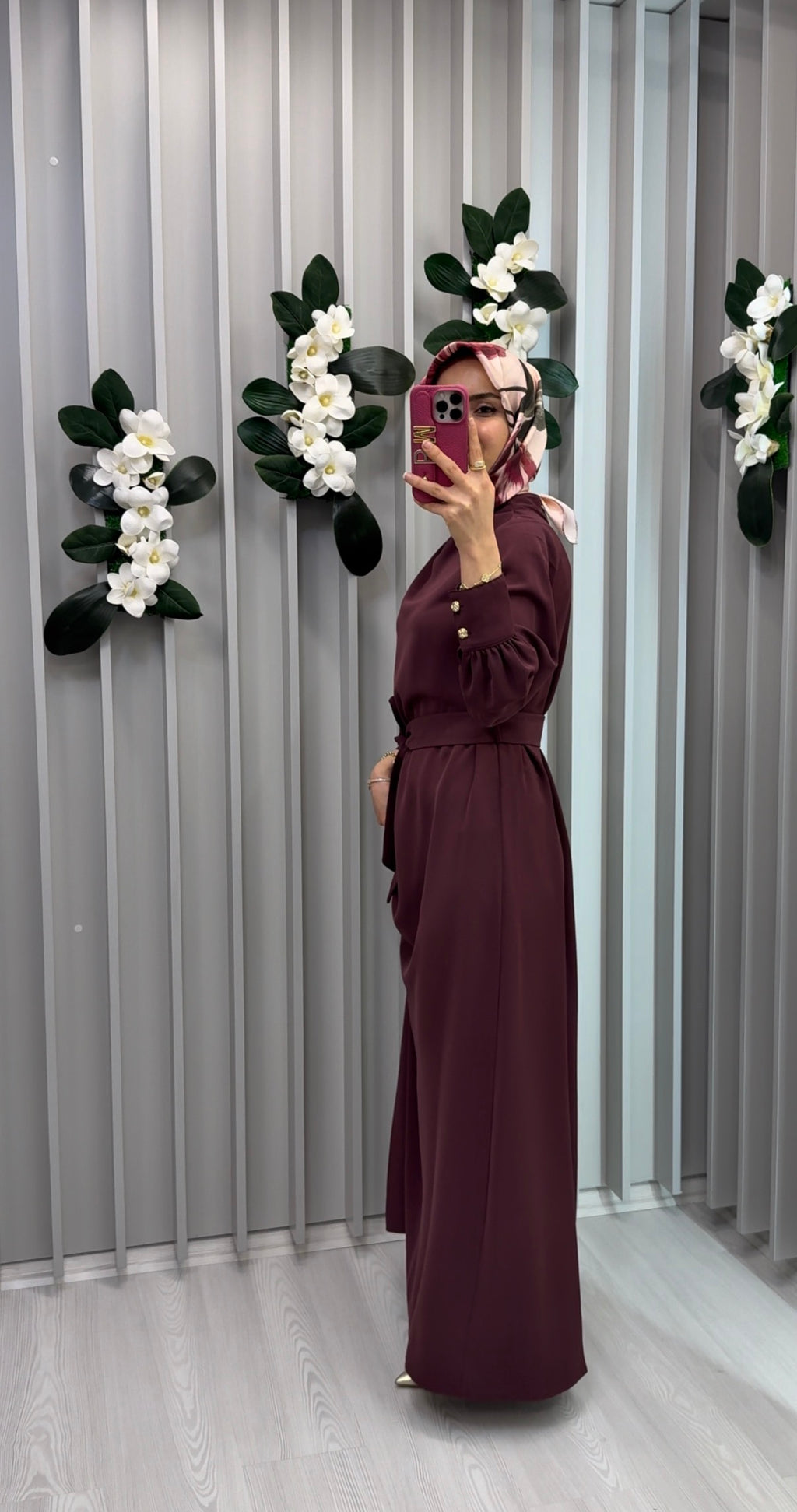 ARMİNE TREND Drape Detaylı Belden Kuşaklı Elbise / 26YT904
