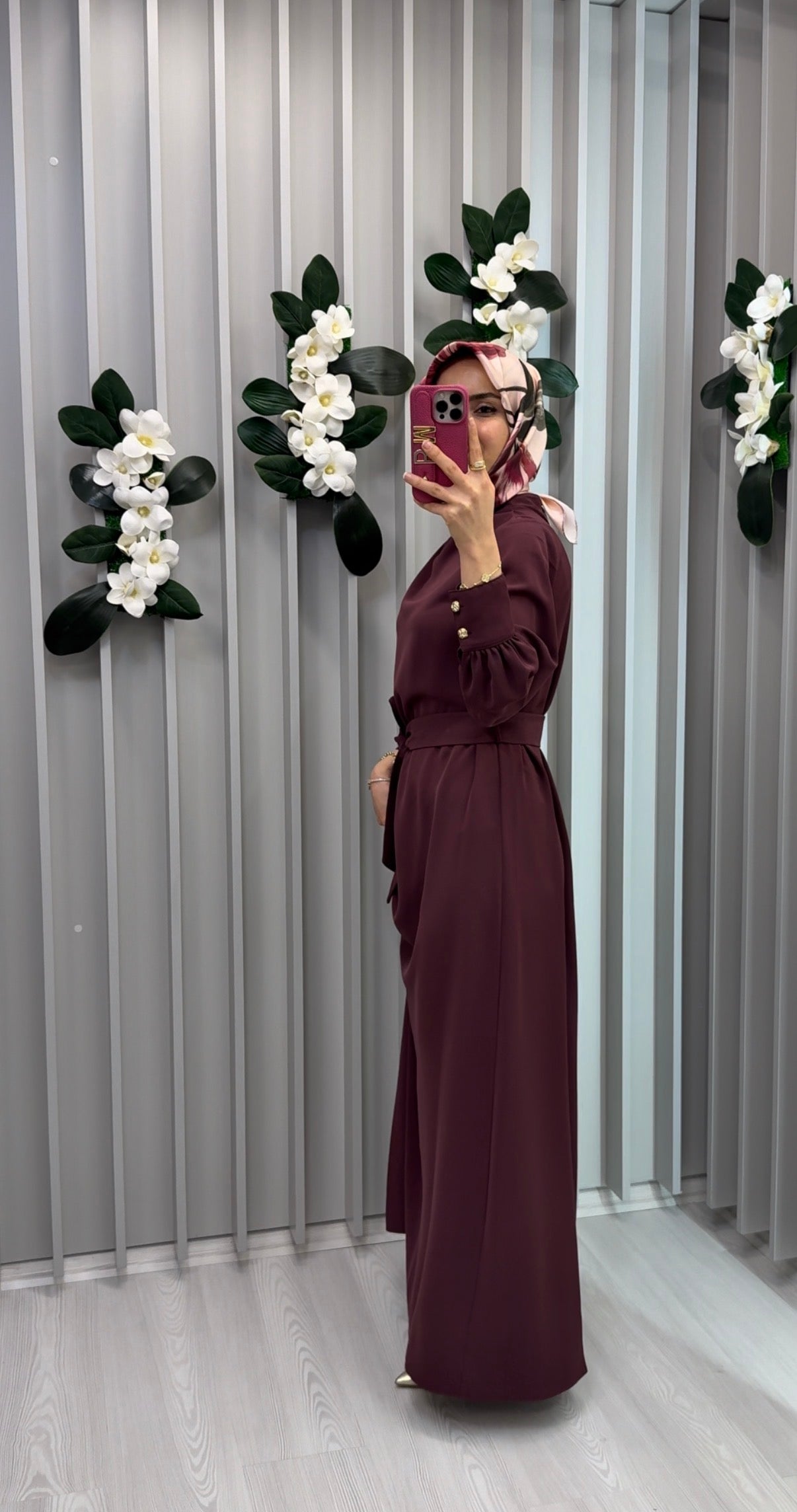 ARMİNE TREND Drape Detaylı Belden Kuşaklı Elbise / 26YT904