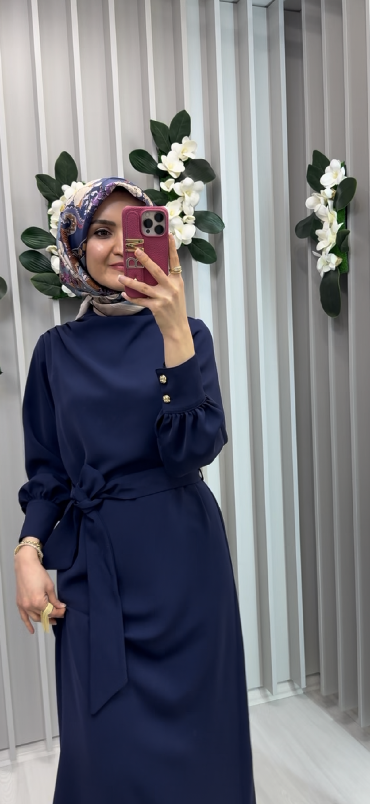 ARMİNE TREND Drape Detaylı Belden Kuşaklı Elbise / 26YT904