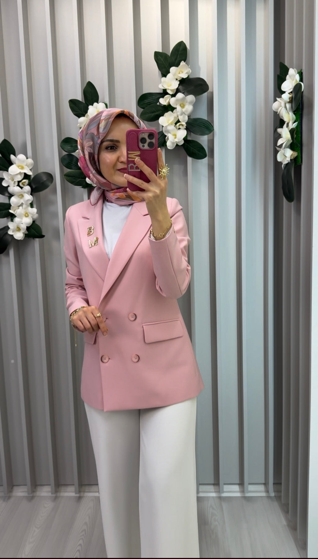 NİHAN Kruvaze Kapama Blazer Ceket / CK3198