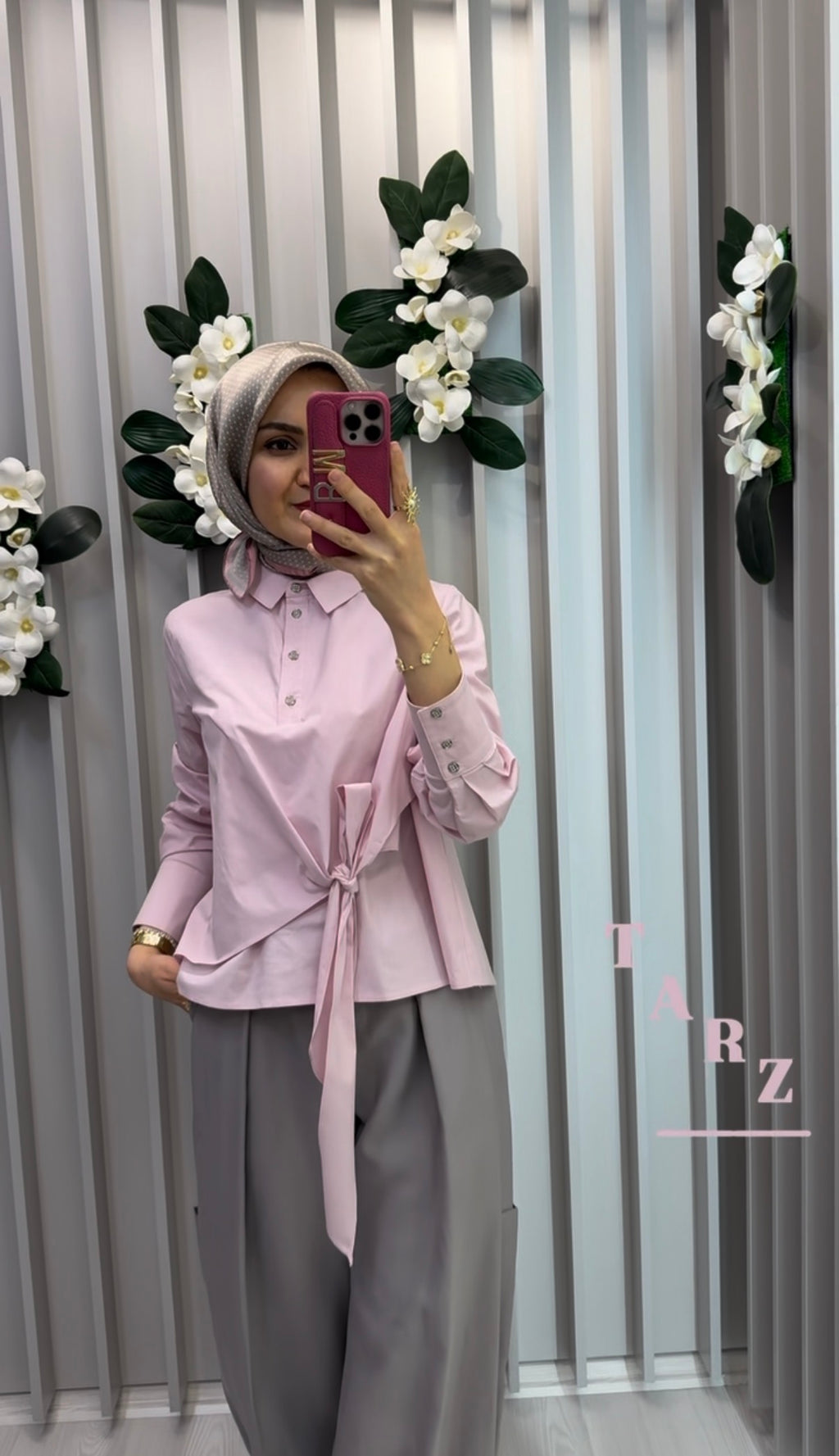 KAYRA Bağlama Detaylı Pamuklu Bluz / B26-10035