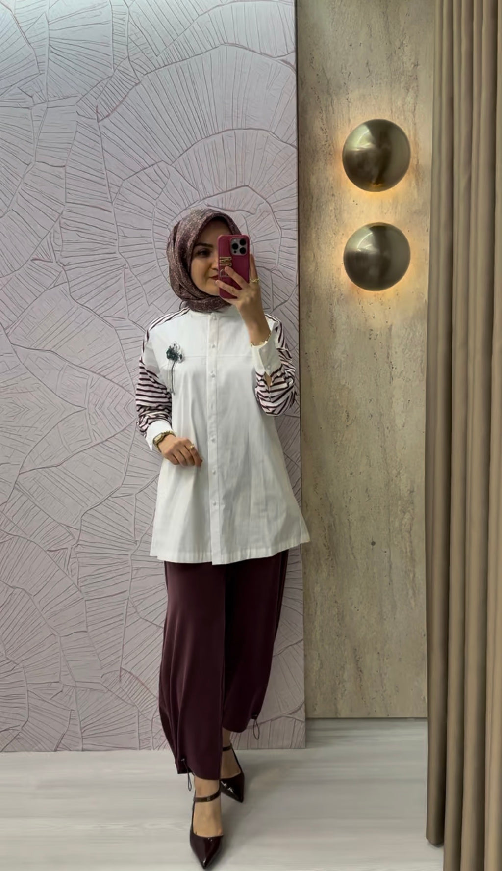 KAYRA Broşlu Pamuklu Tunik / B26-81040