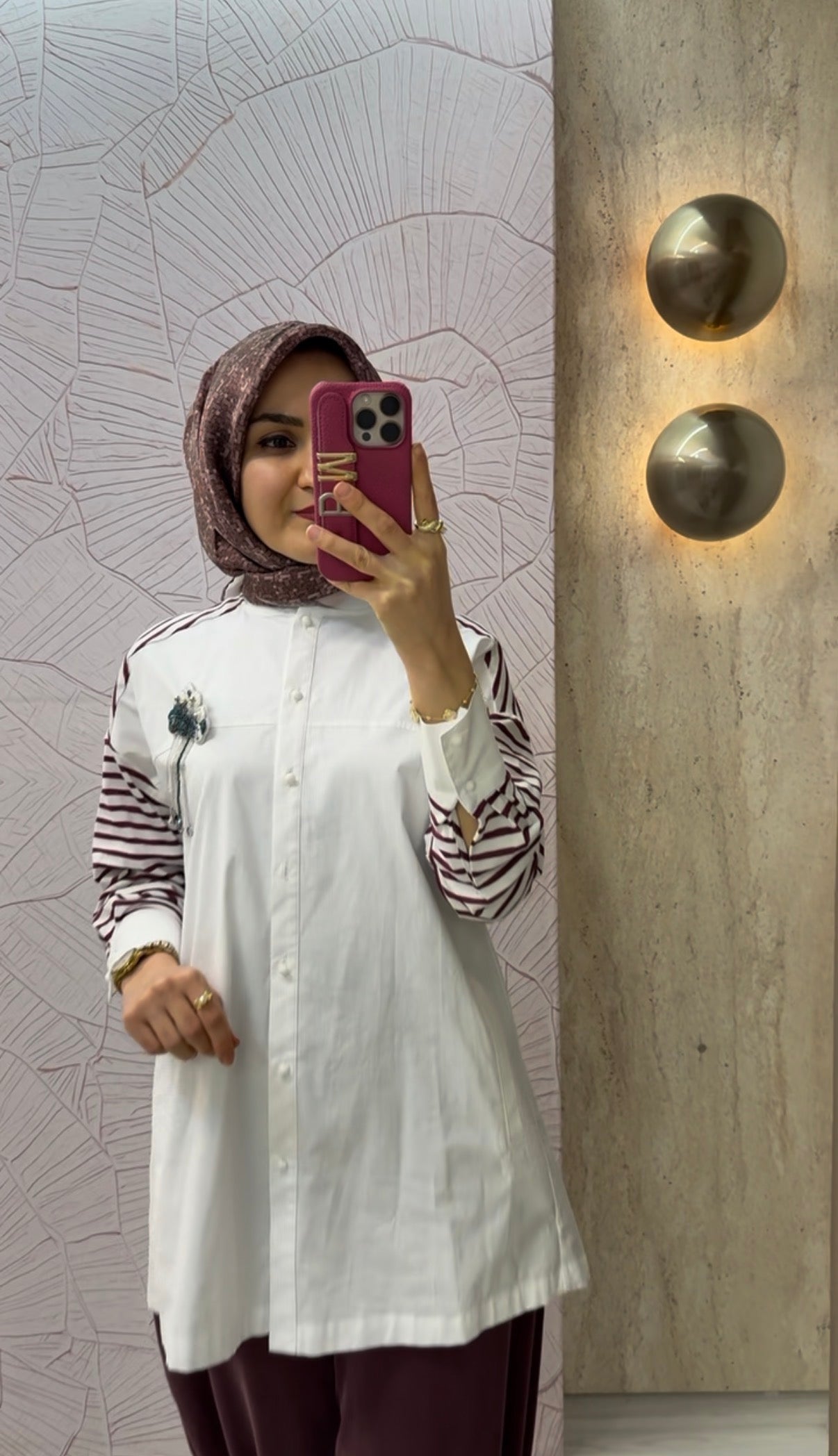 KAYRA Broşlu Pamuklu Tunik / B26-81040
