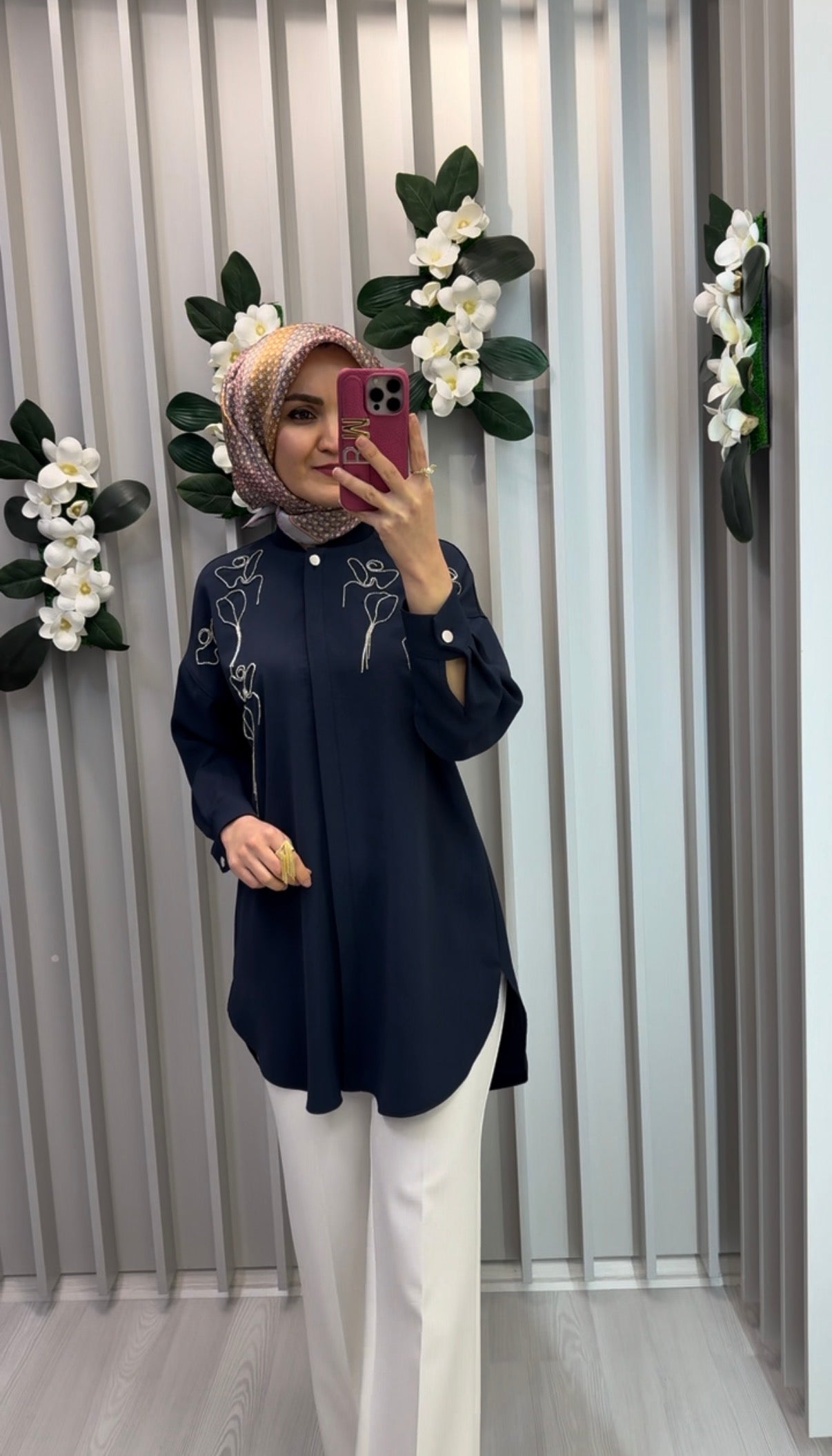 KAYRA İşlemeli Kolej Yaka Tunik / B26-81014