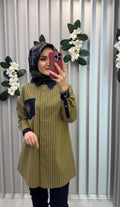 KAYRA Tek Cepli Pamuklu Tunik / B26-21002