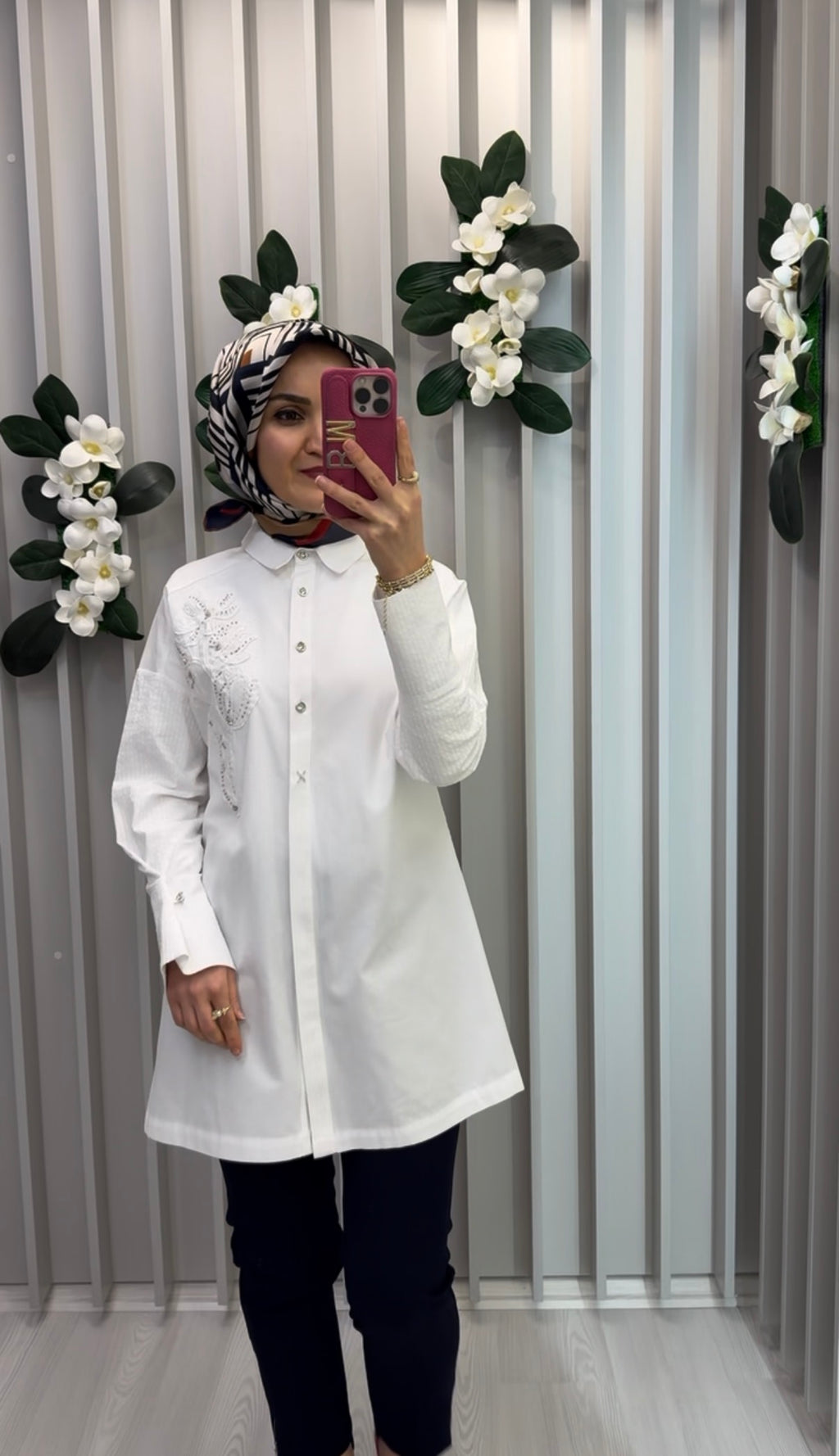 KAYRA Aksesuar Düğmeli Pamuklu Tunik / B26-81015