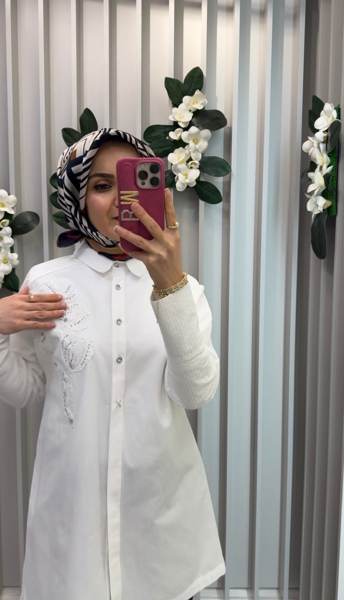 KAYRA Aksesuar Düğmeli Pamuklu Tunik / B26-81015