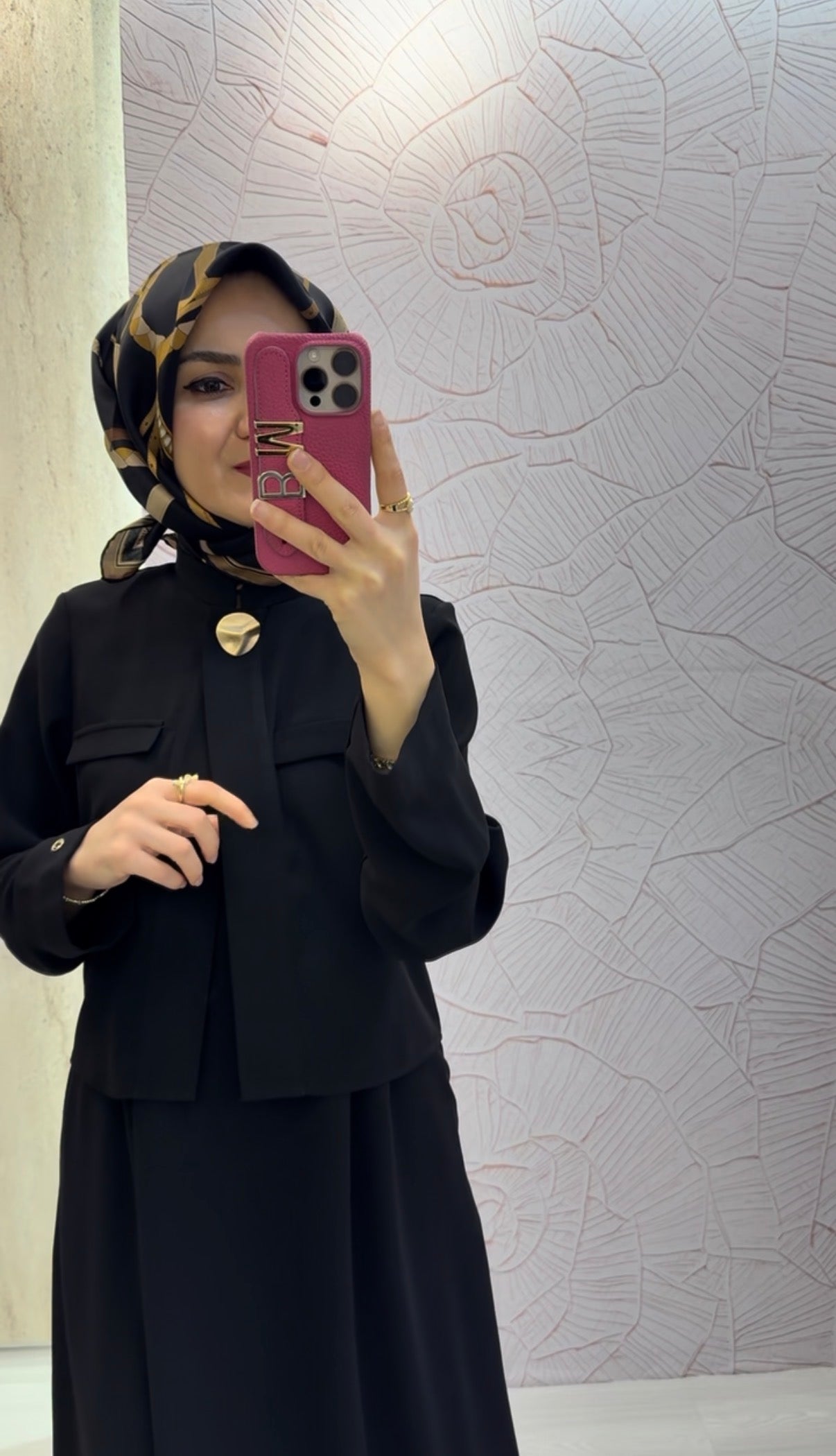 ARMİNE TREND  Büyük Düğme Detay İkili Elbise / 26YT616