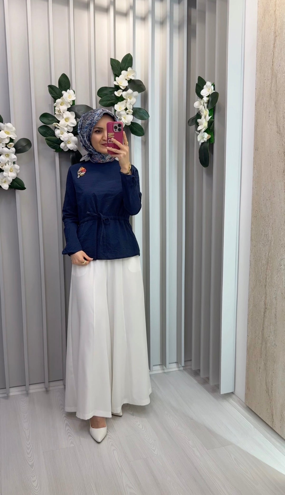 KAYRA Broş Detaylı Bluz / 70014