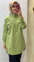 KAYRA Çiçek Desenli Gömlek / B26-71017