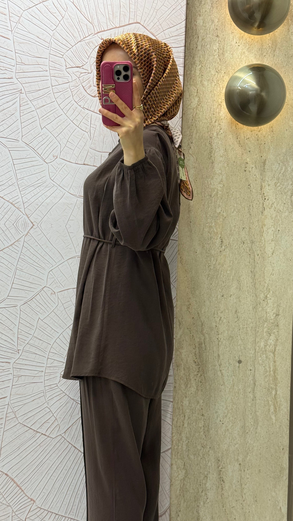 ARMİNE TREND Sahte Düğme Detaylı Beli İpli Pantolonlu İkili Takım / 26YT678