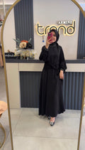 KAYRA Bel Detaylı Şık Elbise / 23004