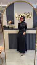 KAYRA Taş İşlemeli Şık Elbise / 23057