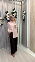 TERZİ DÜKKANI Lilac Asetat Gömlek / 4765