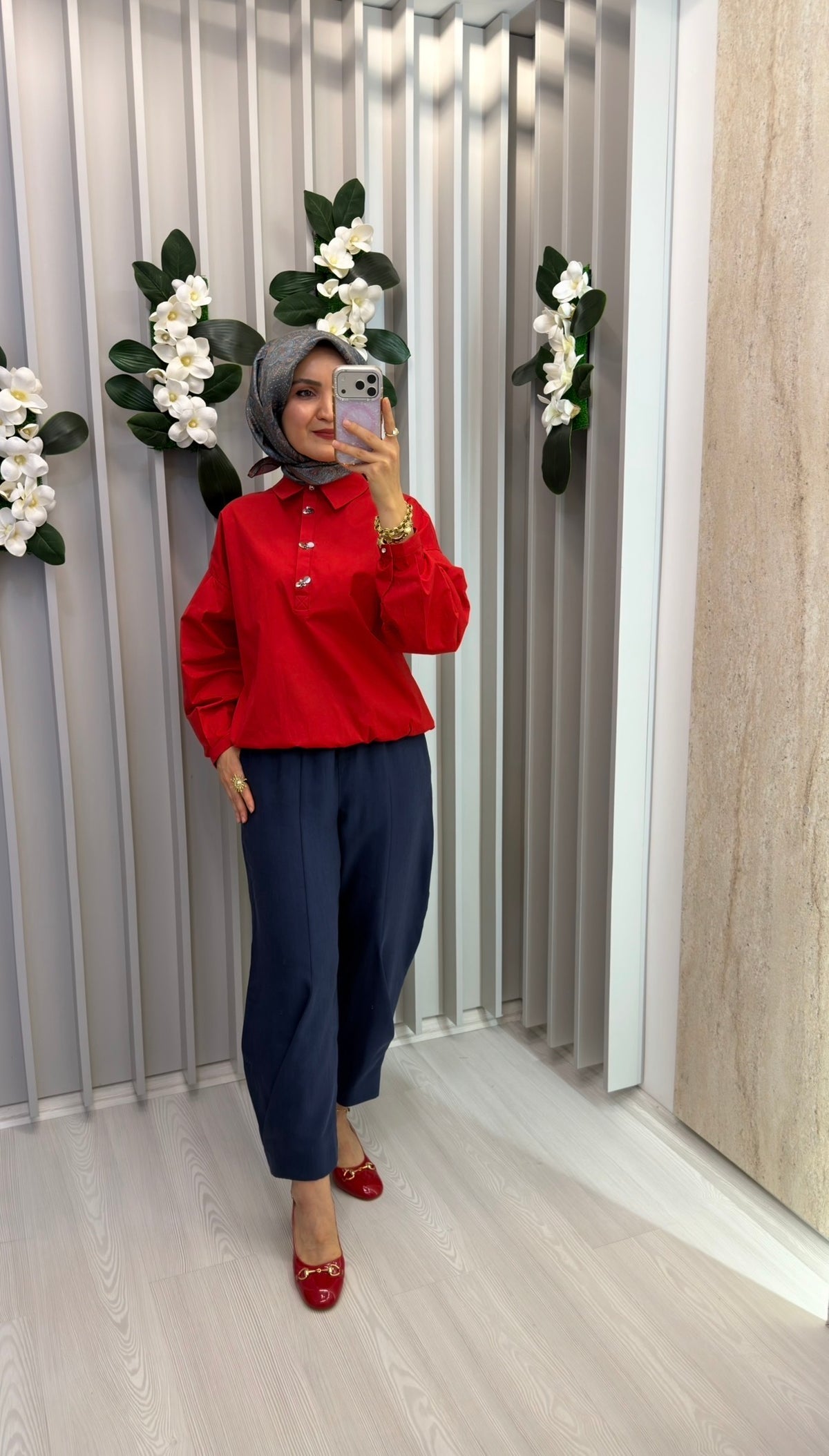 KAYRA İşleme Detaylı Bluz / 70018
