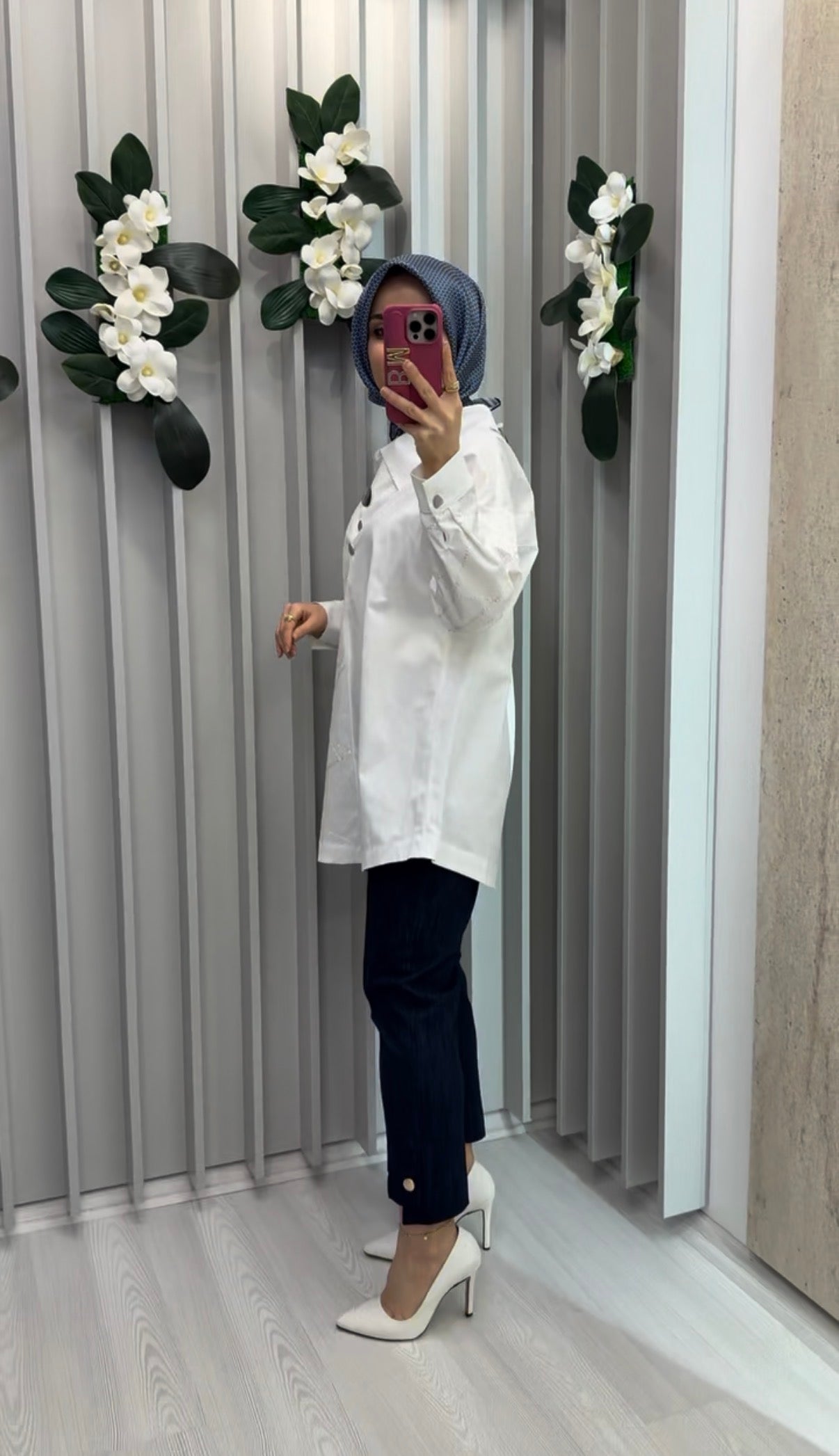 NİHAN Pul Dikişli Pamuk Tunik / 4232