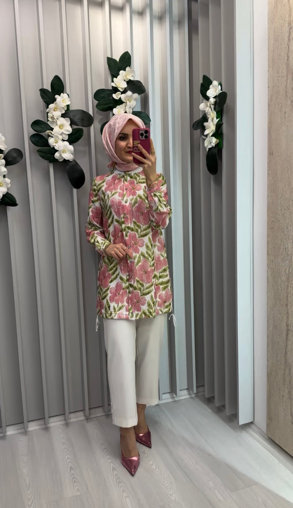 KAYRA Çiçek Desenli Tunik / B26-81056