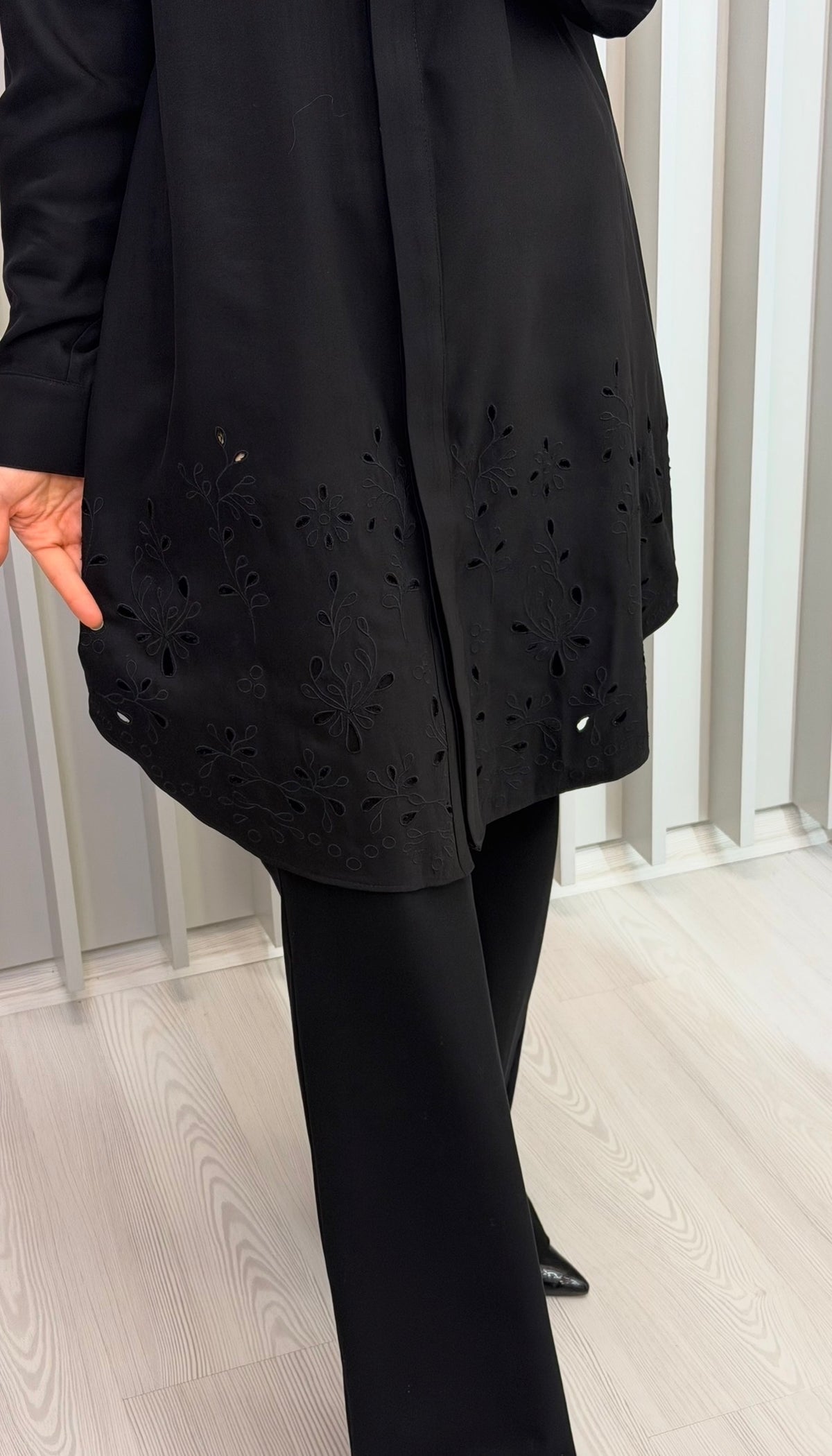 KAYRA Lazer Kesim Rayon Tunik / 21044