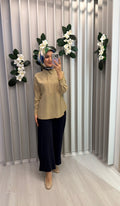 KAYRA Yarım Pat Basic Bluz / 10512