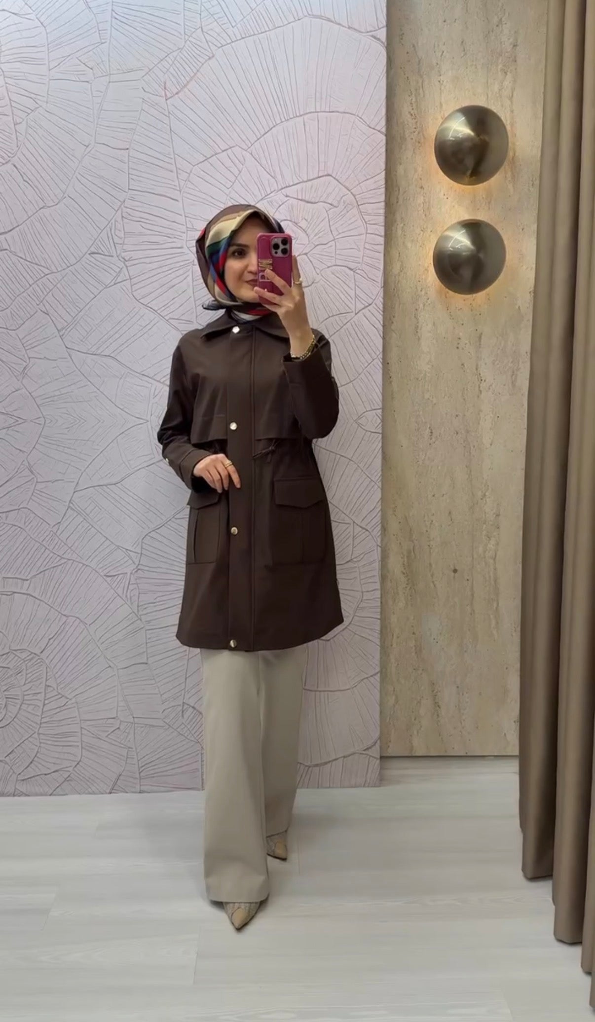 ARMİNE TREND Kısa Astarsız Trenç / 26YT504