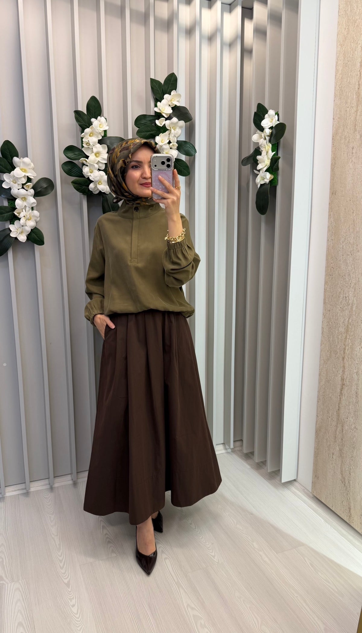 KAYRA Dik Yaka Rayon Bluz  / 11004