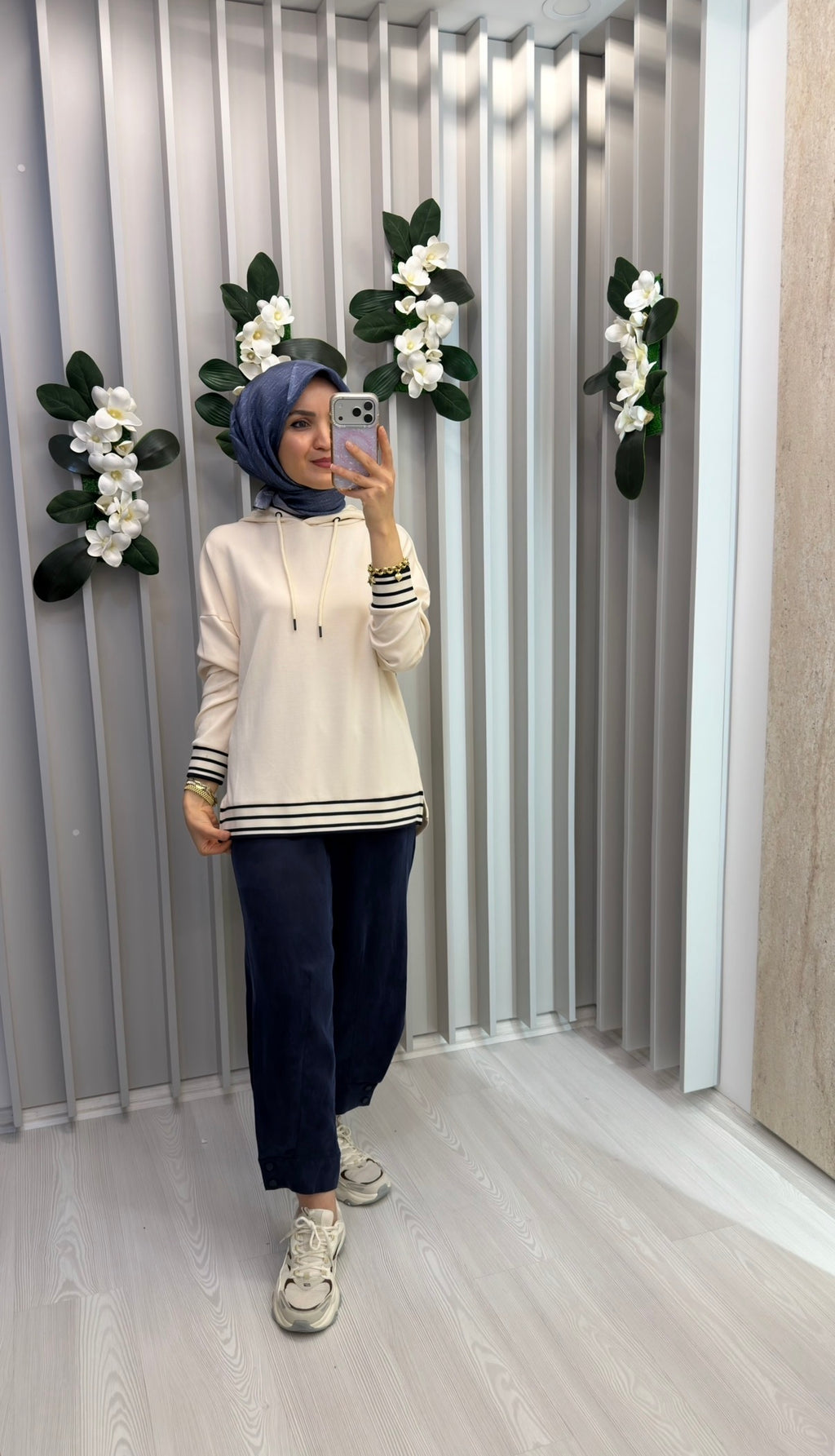 KAYRA Kontrast Detaylı Sweatshirt / 31002