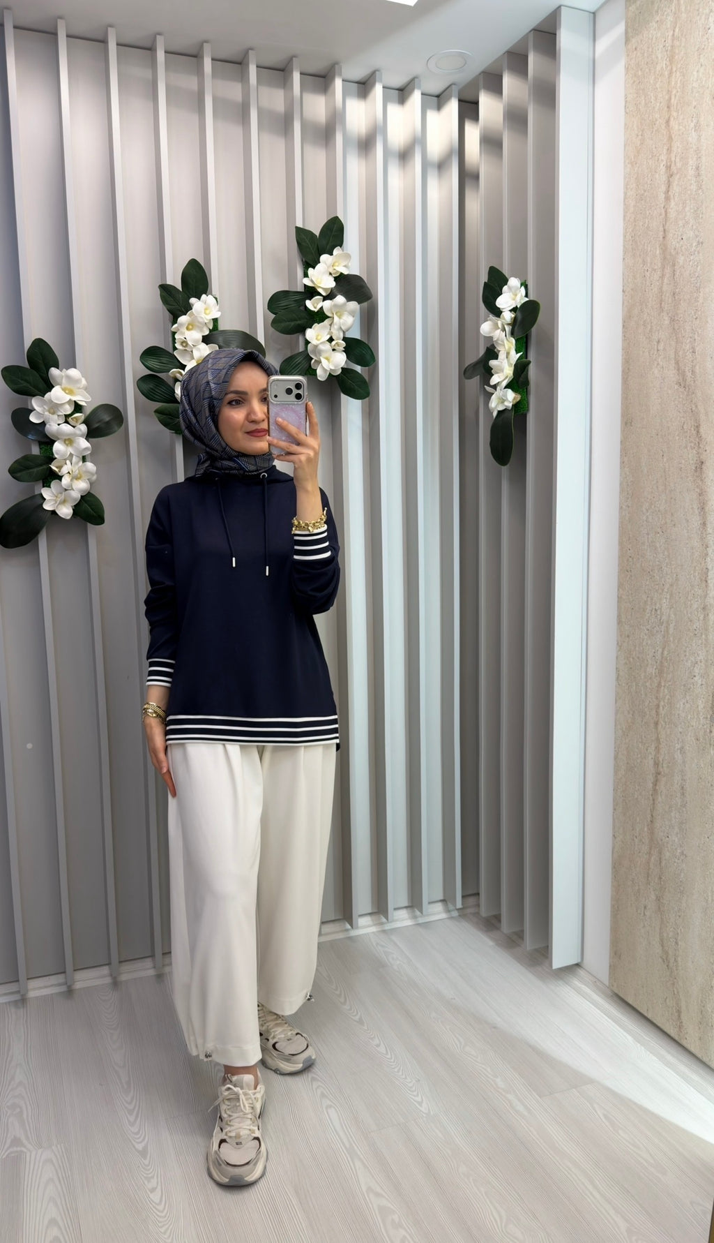 KAYRA Kontrast Detaylı Sweatshirt / 31002