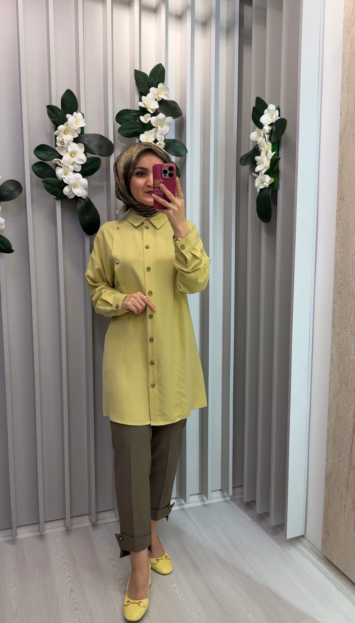 NİHAN Kontrast Dikiş Detaylı Oversize Tunik / 4109