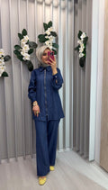 KAYRA Taşlı Pantolonlu Takım / B26-76022