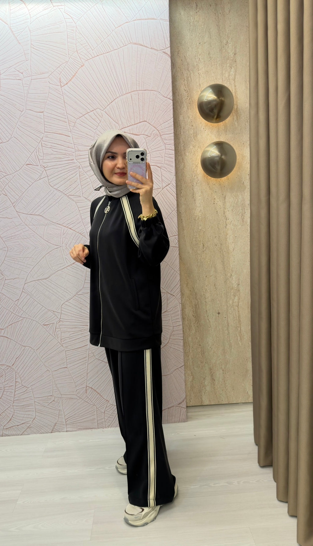 ARMİNE Ribana Detaylı Modal Takım / AGTK3189AT