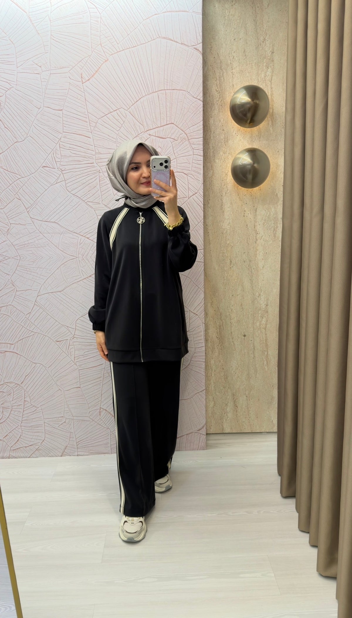 ARMİNE Ribana Detaylı Modal Takım / AGTK3189AT
