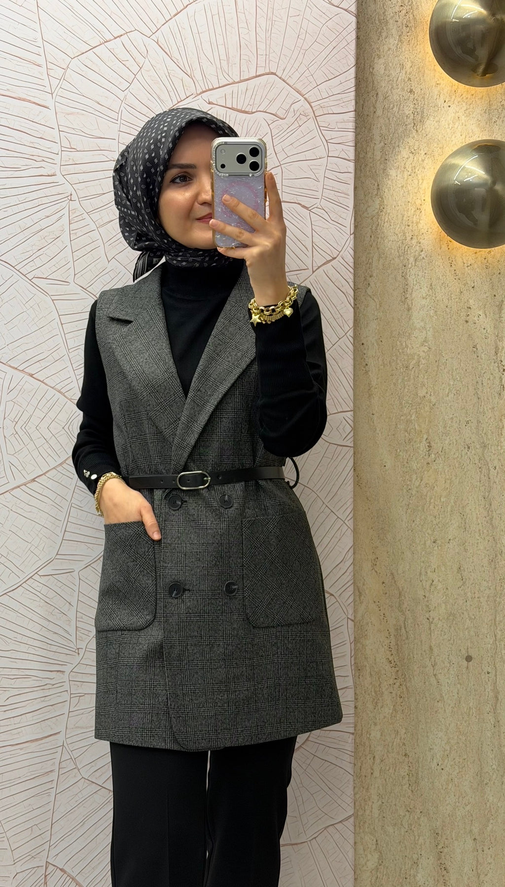 NİHAN Torba Kesit Blazer Yelek / 4050