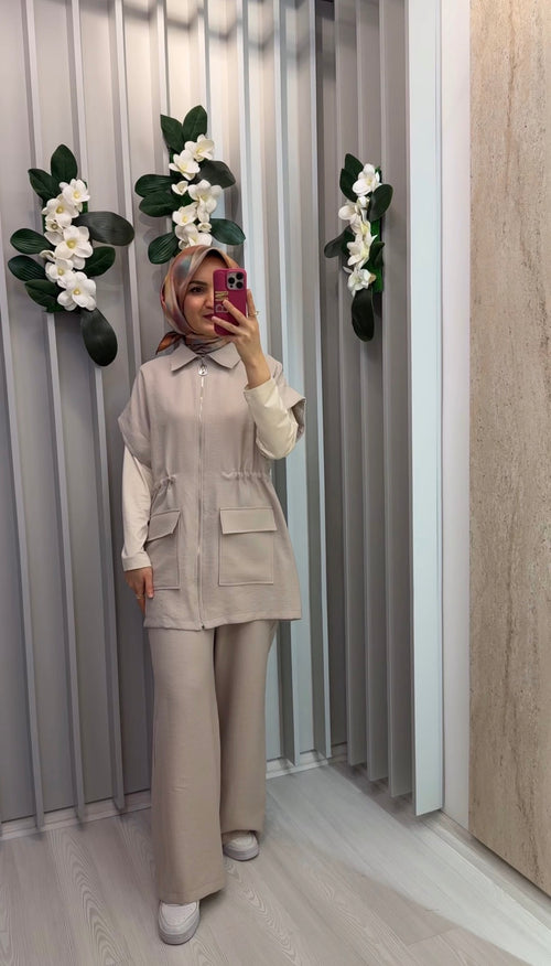 ARMİNE TREND Yelekli Takım / 26YT6127