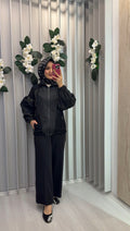 NİHAN File Detaylı Taşlı Ceket / 6017