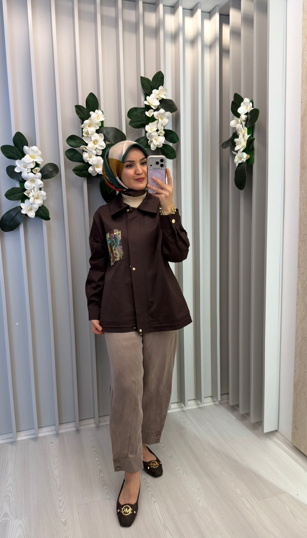 KAYRA Boncuk İşlemeli Ceket / 73003