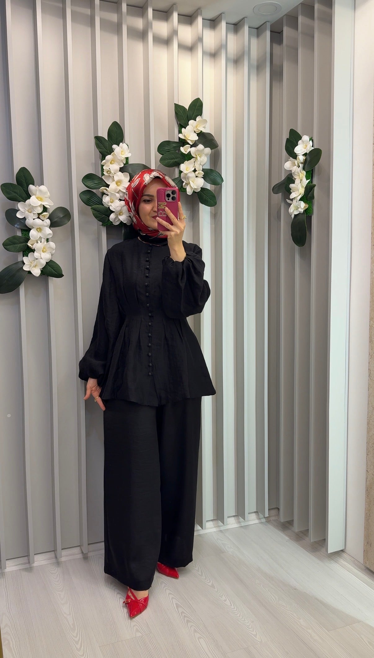 NİHAN Beli Pensli Balon Kollu Tunik / 3024