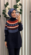 KAYRA Karma Desen Triko Tunik / TRK182