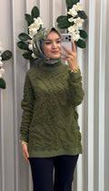 KAYRA Kabartma Desen Triko Tunik / TRK177