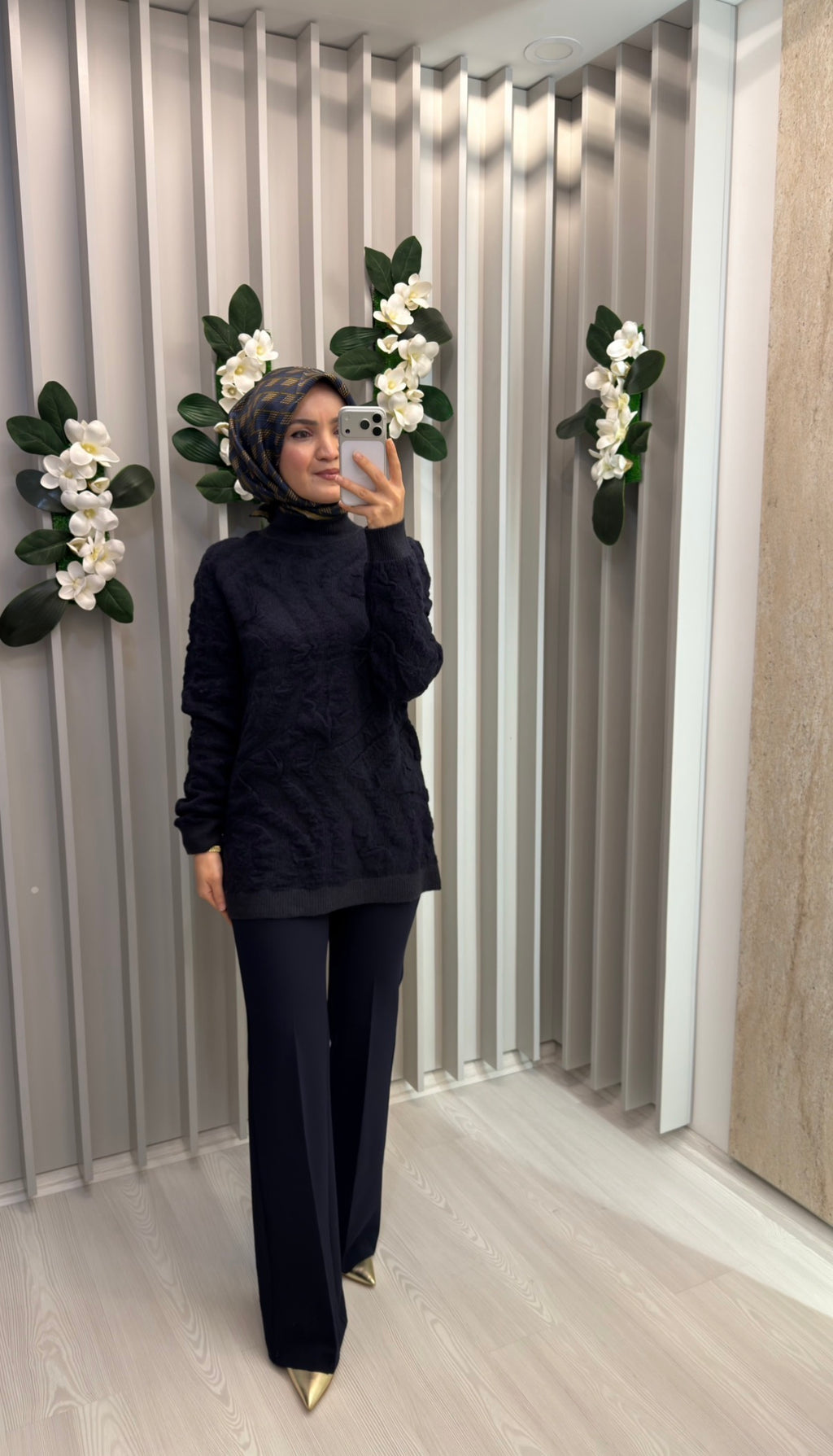 KAYRA Kabartma Desen Triko Tunik / TRK177