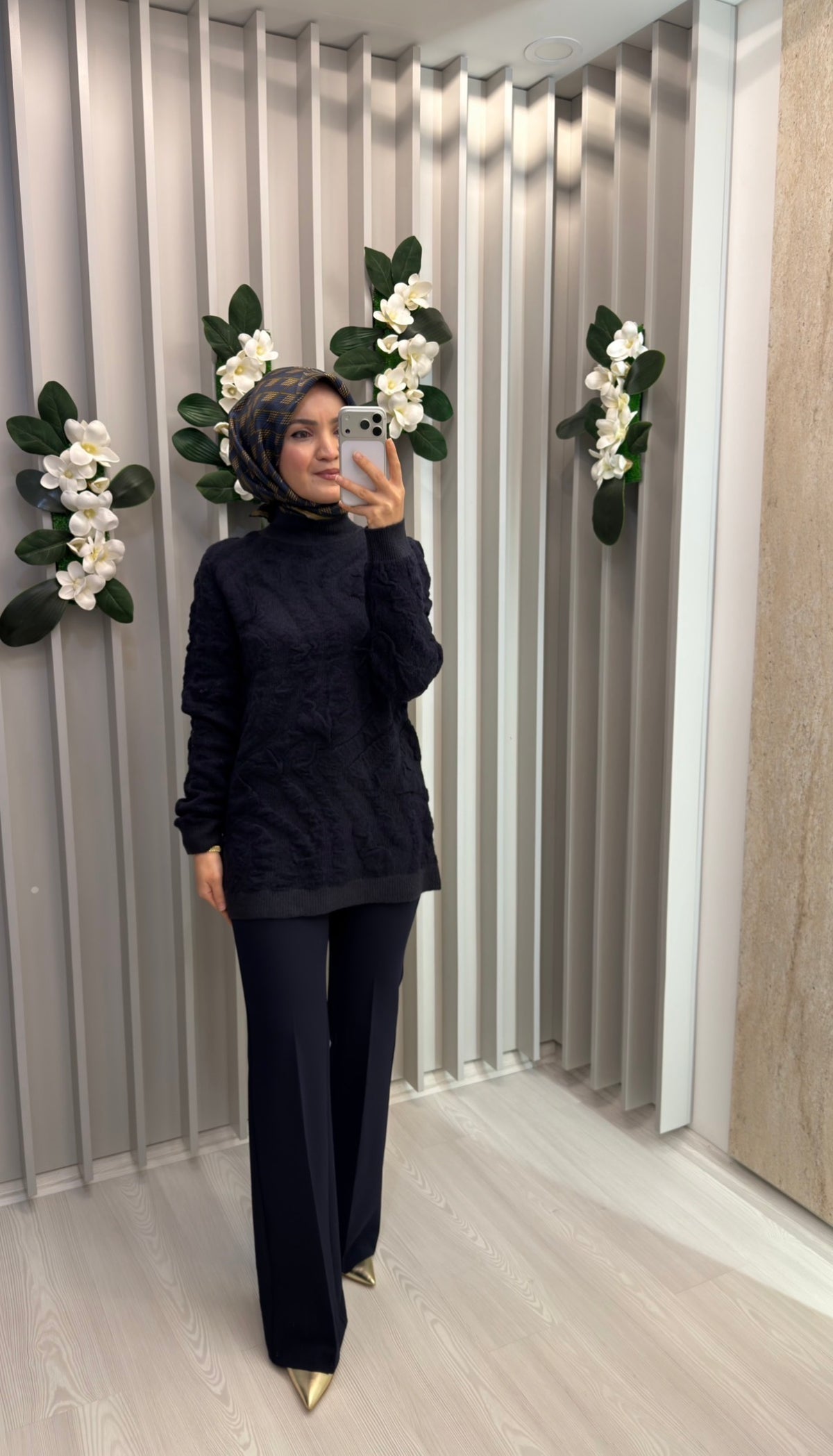 KAYRA Kabartma Desen Triko Tunik / TRK177