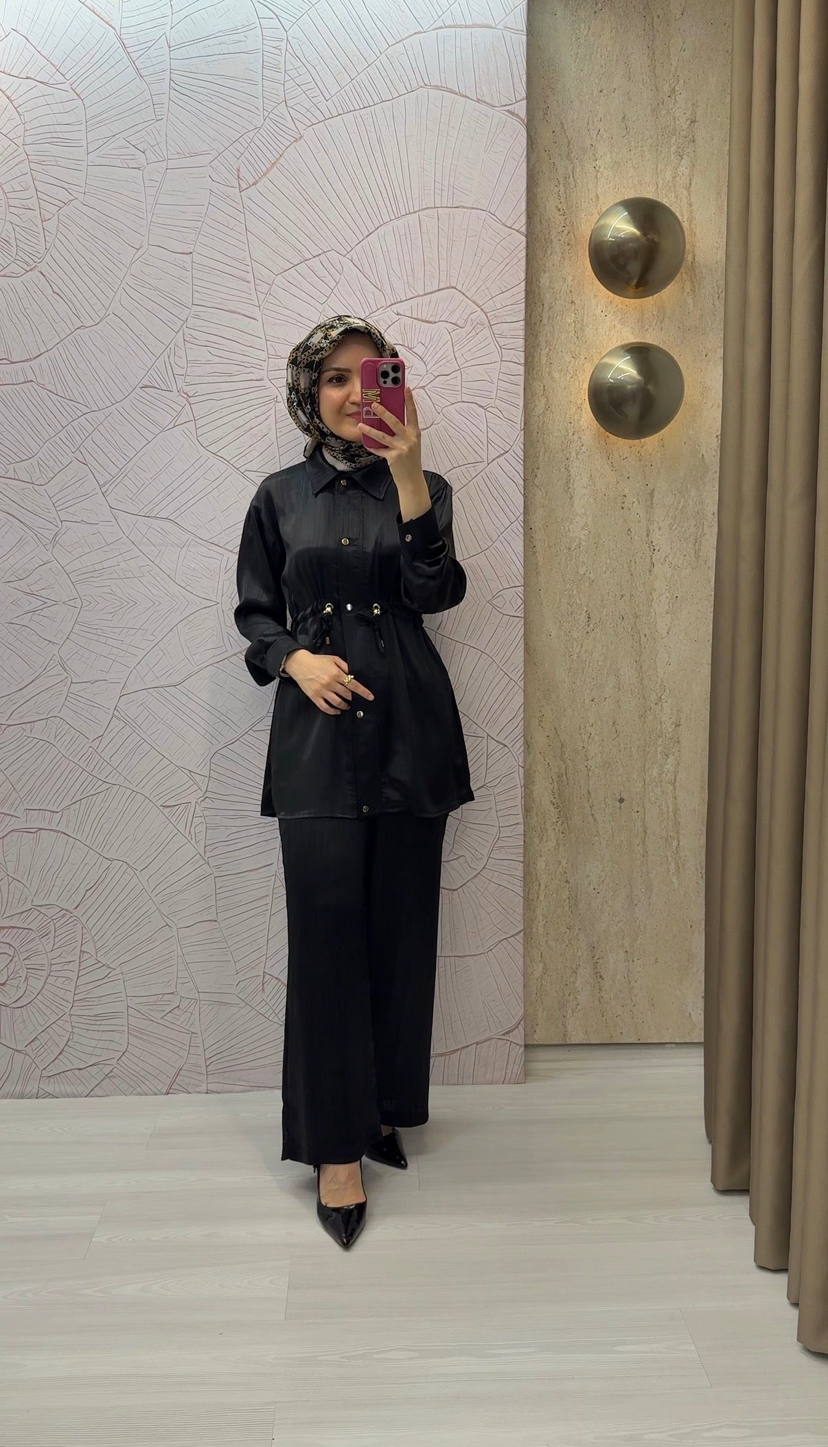 OTTO DESİGEN Belden Büzgülü Şık Takım / 7464
