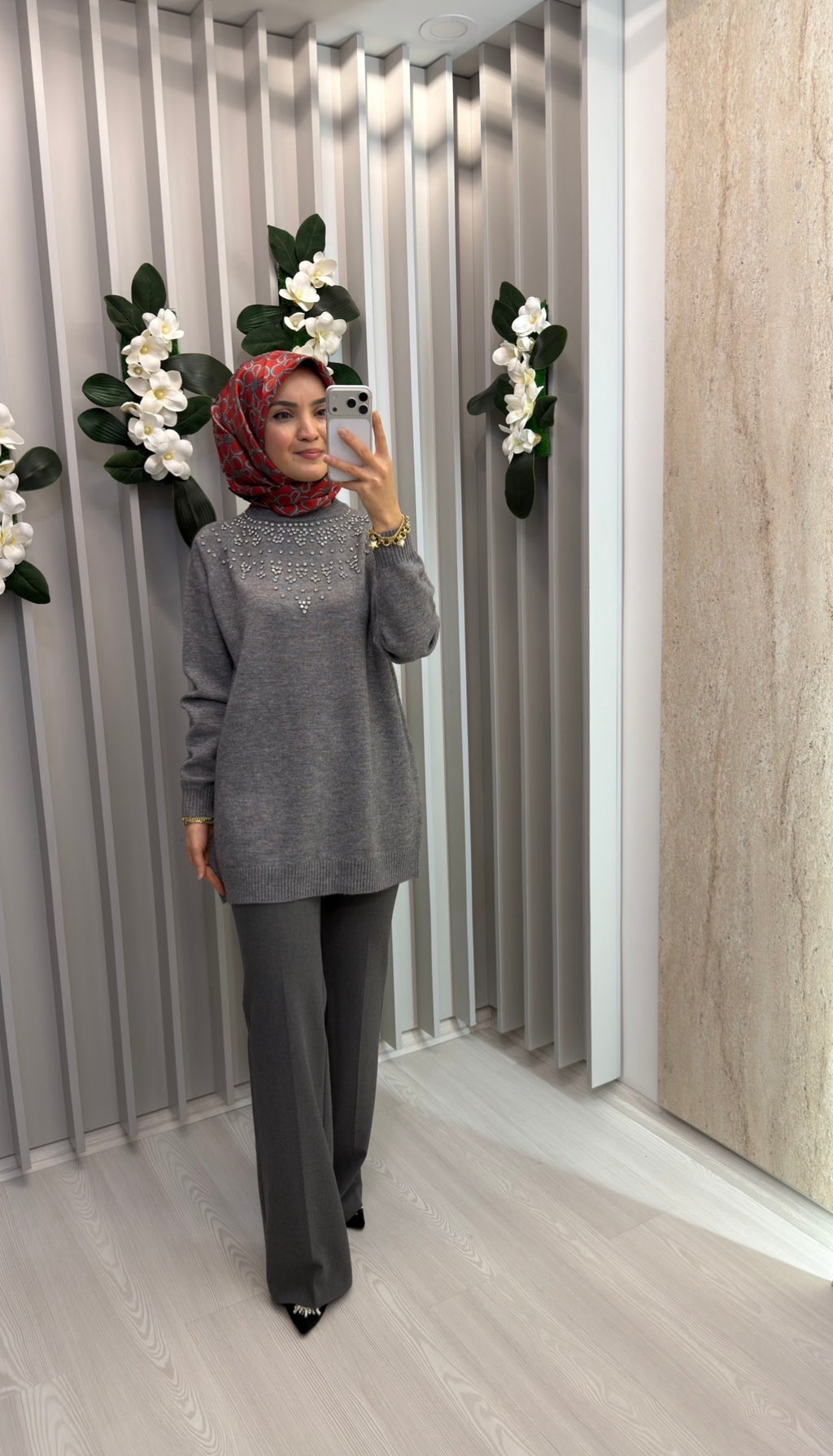 KAYRA İşlemeli Triko Tunik / TRK184