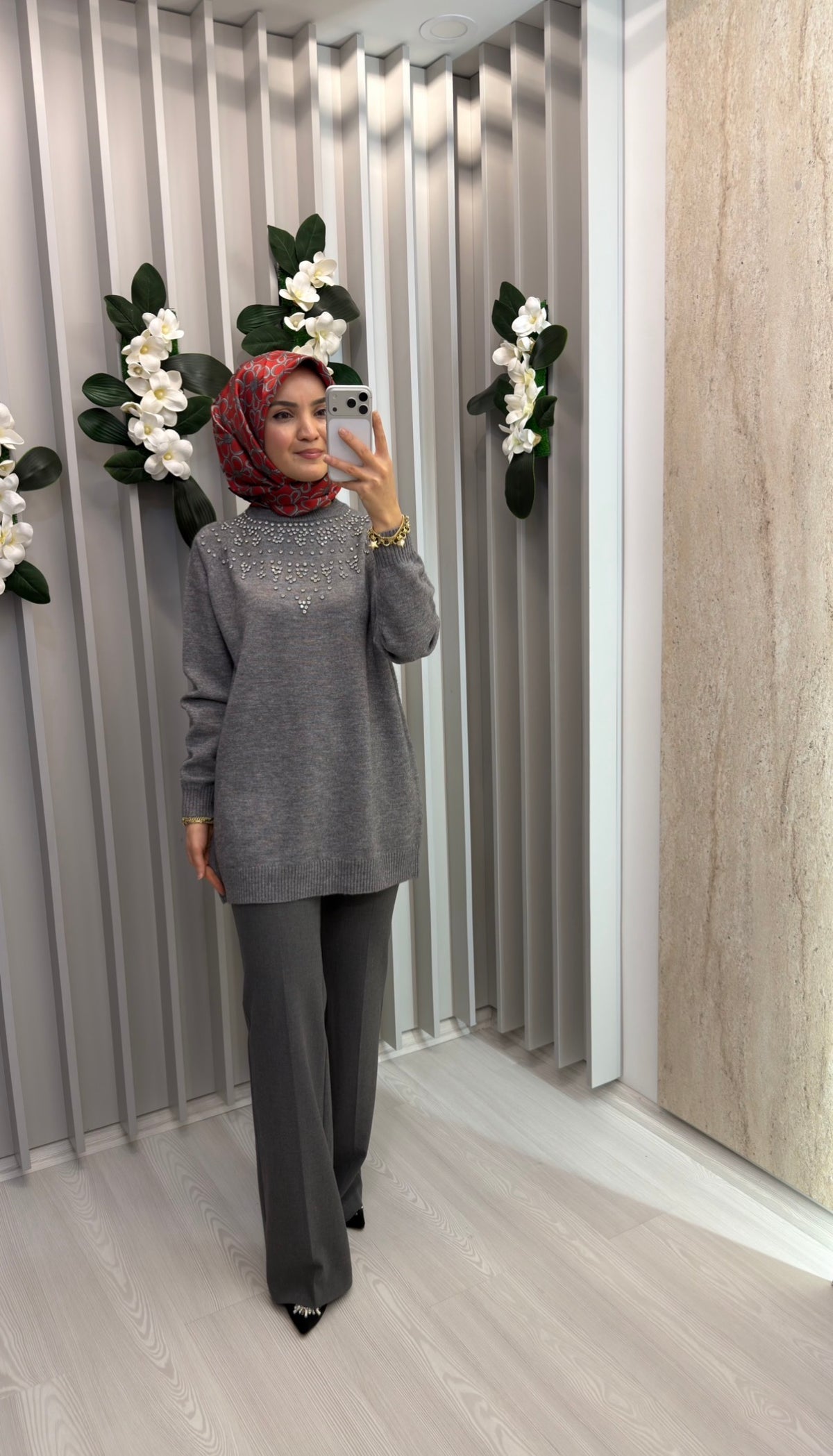 KAYRA İşlemeli Triko Tunik / TRK184