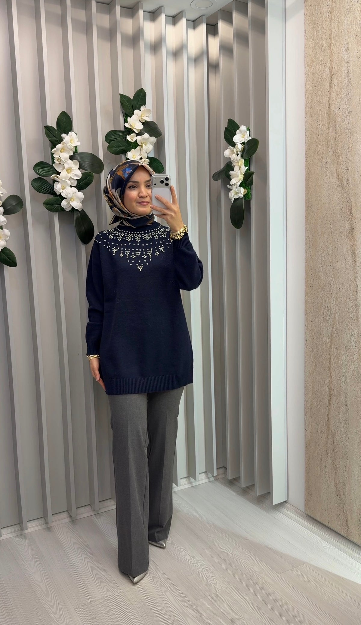 KAYRA İşlemeli Triko Tunik / TRK184
