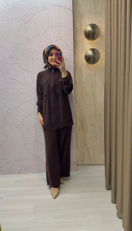 ARMİNE TREND Broş Detaylı Takım / 26YT6180