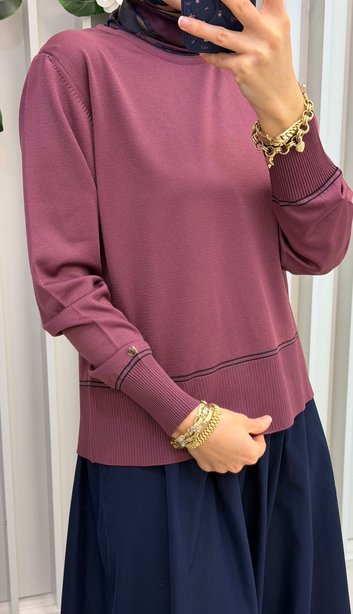 ARMİNE TREND Triko Bluz / 26KTD477